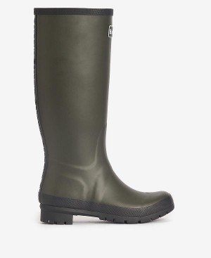 Barbour Abbey Wellington Boots Olivengrøn | BABO89915