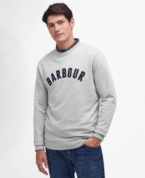 Barbour Addington Sweatshirt Grå | BABO88442