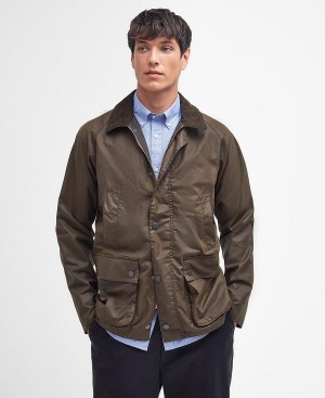 Barbour Ambleton Waxed Jacket Olivengrøn | BABO87216