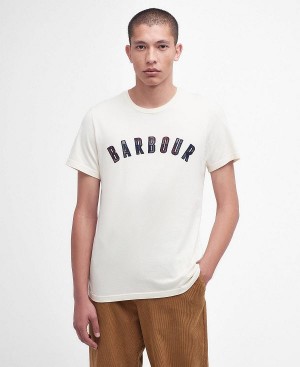 Barbour Ancroft T-shirt Hvide | BABO88295