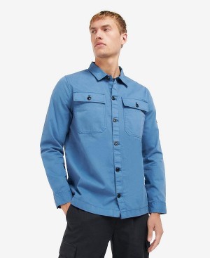 Barbour B.Intl Adey Overshirt Blå | BABO87606