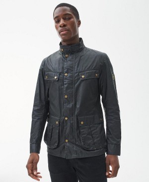 Barbour B.Intl Lightweight Duke Waxed Cotton Jacket Sort | BABO87158