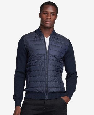 Barbour Baffle Quilted Sweatshirt Sort | BABO88693