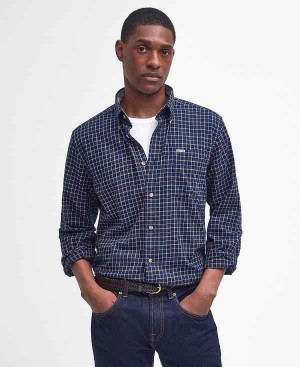 Barbour Bank Shirt Bordeaux | BABO87918