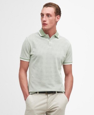 Barbour Barnard Short-sleeved Polo Shirt Grøn | BABO88197