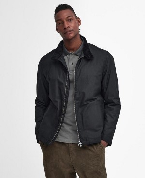 Barbour Barns Waxed Jacket Sort | BABO87221