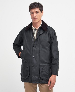 Barbour Beaufort® Waxed Jacket Sort | BABO87180