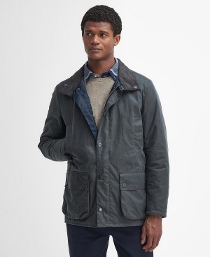 Barbour Beaufort Waxed Mac Grå | BABO87268