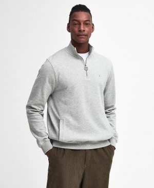 Barbour Beckhill Half-zip Sweatshirt Grå | BABO88476