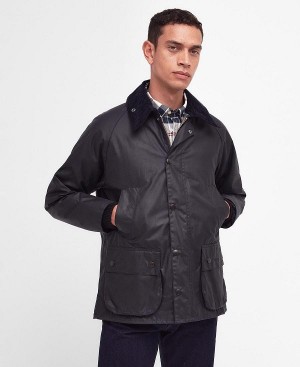 Barbour Bedale® Waxed Jacket Mørkeblå | BABO87183