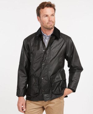 Barbour Bedale® Waxed Jacket Sort | BABO87170