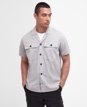 Barbour Belmont Regular Short-sleeved Shirt Grå | BABO87747