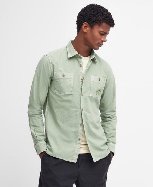 Barbour Bentham Long-sleeved Shirt Grøn | BABO87683