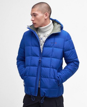 Barbour Benton Quilted Jacket Lyseblå | BABO87320