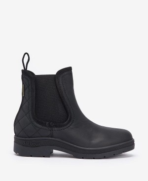 Barbour Birch Chelsea Boots Sort | BABO89888