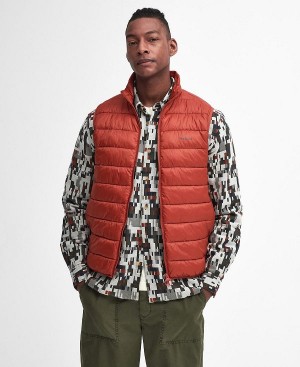 Barbour Bretby Gilet Rød | BABO87571