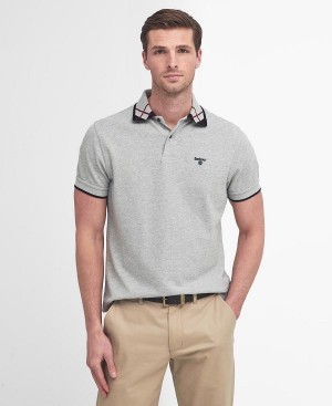 Barbour Brodie Short-sleeved Polo Shirt Grå | BABO88250