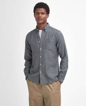 Barbour Buckley Tailored Long-sleeved Shirt Grå | BABO87932