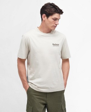 Barbour Catterick T-shirt Beige | BABO88292