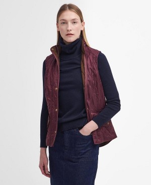 Barbour Cavalry Gilet Bordeaux | BABO89463