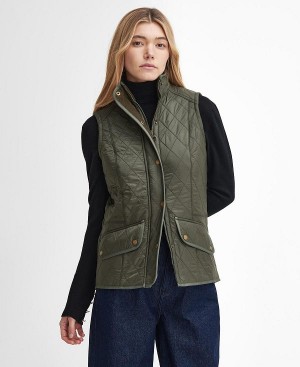 Barbour Cavalry Gilet Olivengrøn | BABO89464