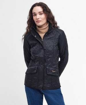 Barbour Cavalry Polarquilt Quilted Jacket Sort | BABO89263