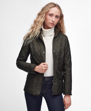 Barbour Cavalry Polarquilt Quilted Jacket Olivengrøn | BABO89316