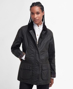 Barbour Classic Beadnell® Wax Jacket Olivengrøn | BABO89197