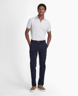 Barbour Comfort Stretch Tailored Trousers Mørkeblå | BABO88812