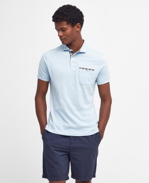 Barbour Corpatch Polo Shirt Blå | BABO88084