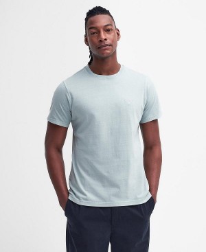 Barbour Cotton T-shirt Blå | BABO88349