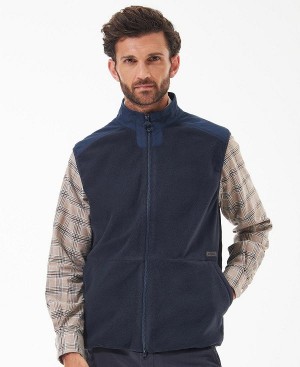 Barbour Country Fleece Gilet Mørkeblå | BABO88718