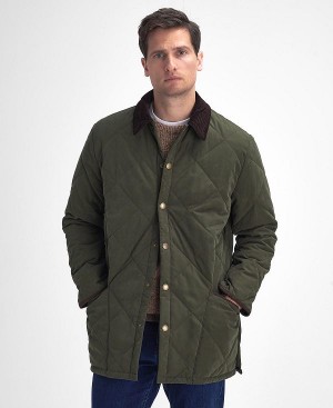 Barbour Country Liddesdale Quilted Jacket Olivengrøn | BABO87373