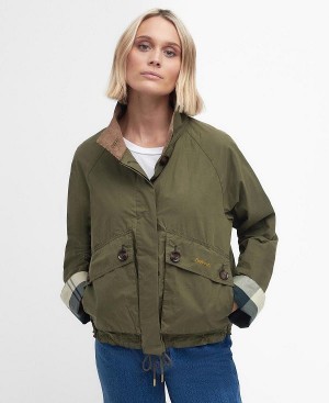 Barbour Crowdon Showerproof Jacket Sort | BABO89408