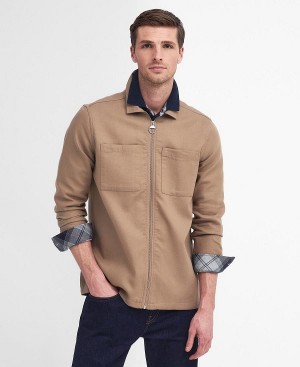 Barbour Dalton Tailored Overshirt Brune | BABO87997