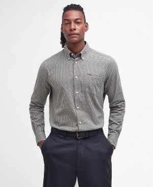 Barbour Darnick Tailored Shirt Grøn | BABO87667