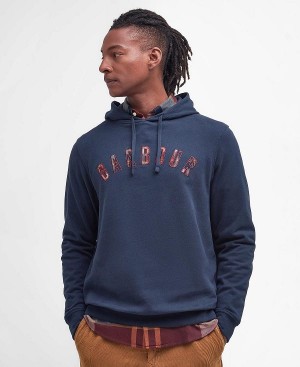 Barbour Debson Hoodie Mørkeblå | BABO88443