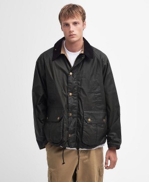 Barbour Deck Waxed Jacket Olivengrøn | BABO87199