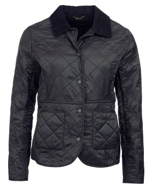 Barbour Deveron Polarquilt Jacket Mørkeblå | BABO89344