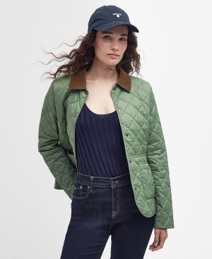 Barbour Deveron Quilted Jacket Grøn | BABO89295