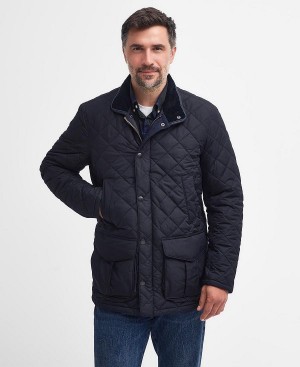 Barbour Devon Quilted Jacket Mørkeblå | BABO87368