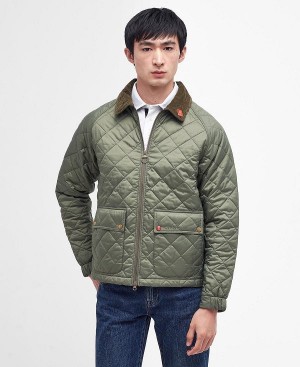 Barbour Dom Quilted Jacket Grøn | BABO87324