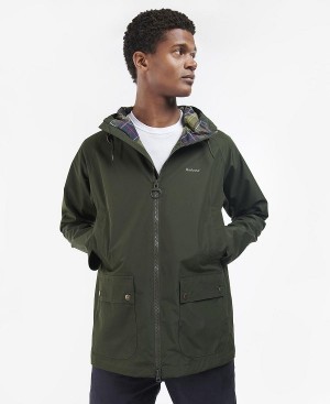 Barbour Domus Waterproof Jacket Grøn | BABO87413