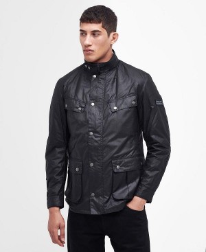 Barbour Duke Wax Jacket Sort | BABO87175