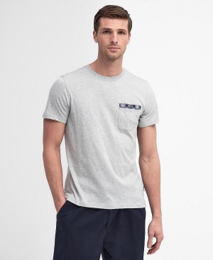 Barbour Durness Pocket T-shirt Grå | BABO88417