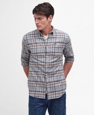 Barbour Eddleston Tailored Shirt Grå | BABO87658