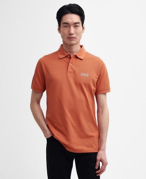 Barbour Essential Polo Shirt Lilla | BABO88067