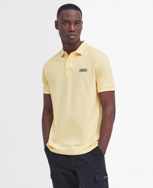 Barbour Essential Short-sleeved Polo Shirt Sort | BABO88202