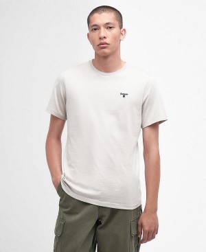 Barbour Essential Sports T-shirt Beige | BABO88289