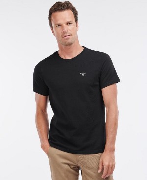 Barbour Essential Sports T-shirt Sort | BABO88275